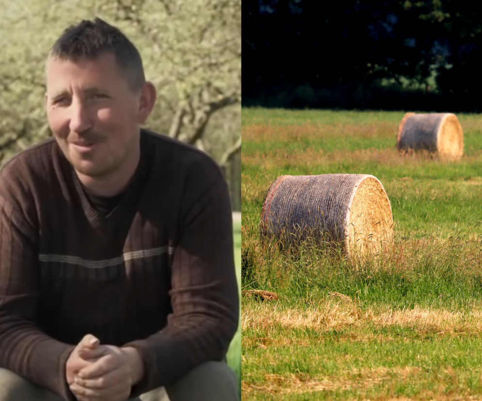 Rolnicy. Podlasie. Historyczna chwila w Plutyczach! Andrzej zrobił pierwszą belę. Wrażenia są bardzo dobre [WIDEO]