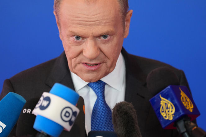Donald Tusk  podczas nieformalnego szczytu Rady Europejskiej w Nikozji