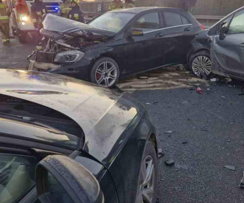 Groźny karambol na drodze w woj. lubelskim