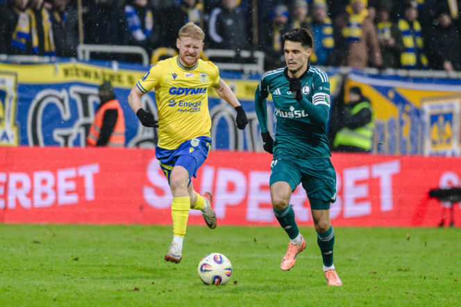 Arka Gdynia - Legia Warszawa: Zdjęcia z boiska