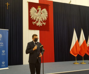 Przekazanie czeków potwierdzających dofinansowanie z Funduszu Dróg Samorządowych w subregionie tarnowskim