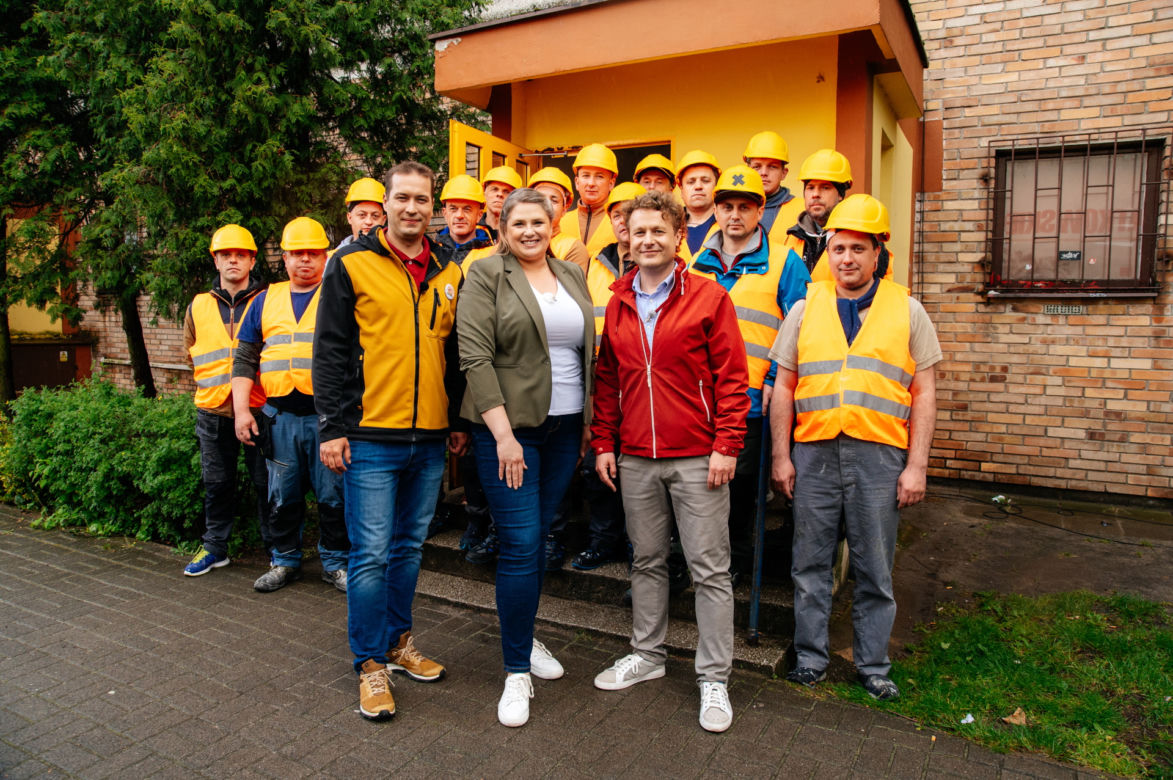 Ela Romanowska po raz pierwszy na planie "Nasz nowy dom"