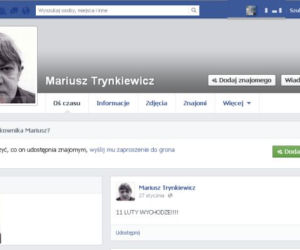 Mariusz Trynkiewicz na Facebooku - nie może doczekać się wyjścia na wolność!