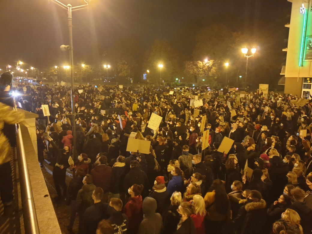 ''Czarny Marsz'' w Białymstoku