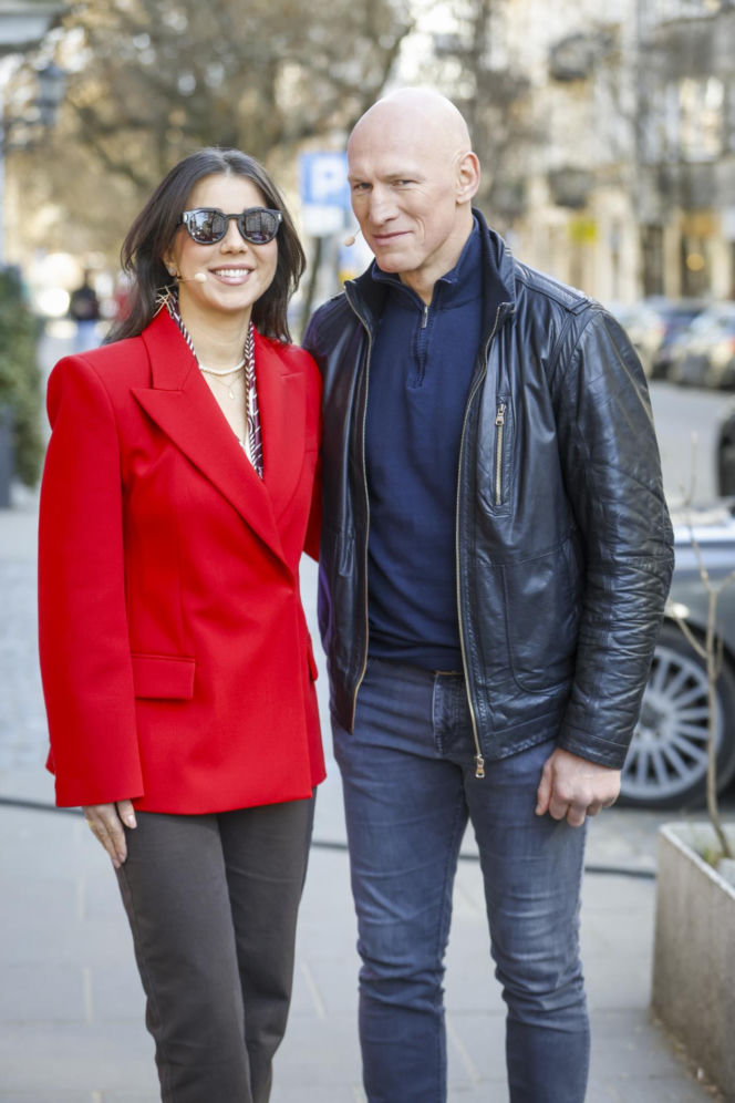 Krzyszof "Diablo" Włodarczyk z żoną