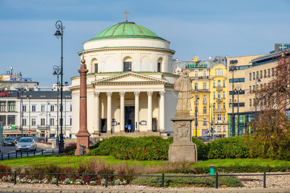 Plac Trzech Krzyży dziś