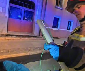 Pożar przy ul. Warszawskiej w Toruniu. Strażacy pokazali film z akcji. Wszystko widać!