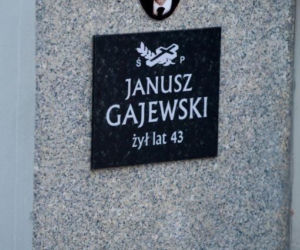 Na Wspólnej - grób Janusza Gajewskiego