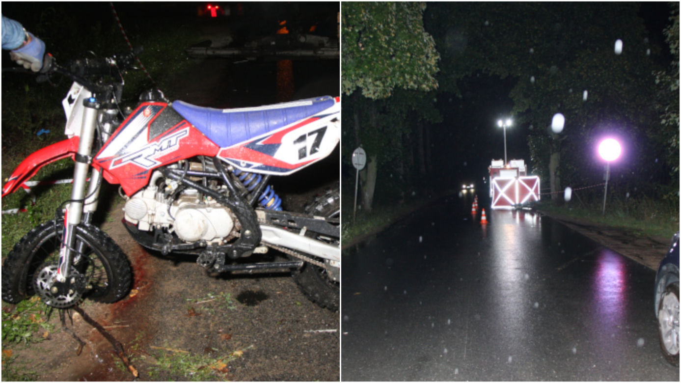 Dalanówek. Leżał przy drodze i się nie ruszał! Nie żyje motocyklista, którego nikt nie zna [ZDJĘCIA]