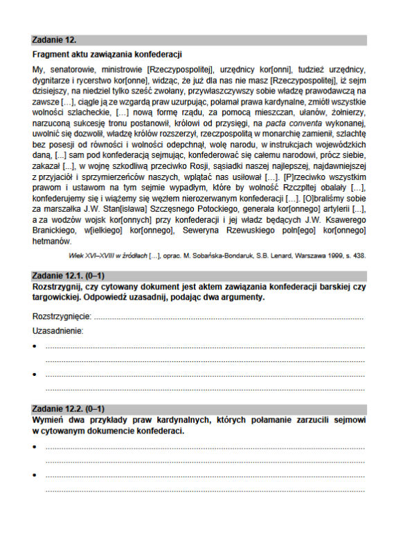 Matura 2021 historia rozszerzona  