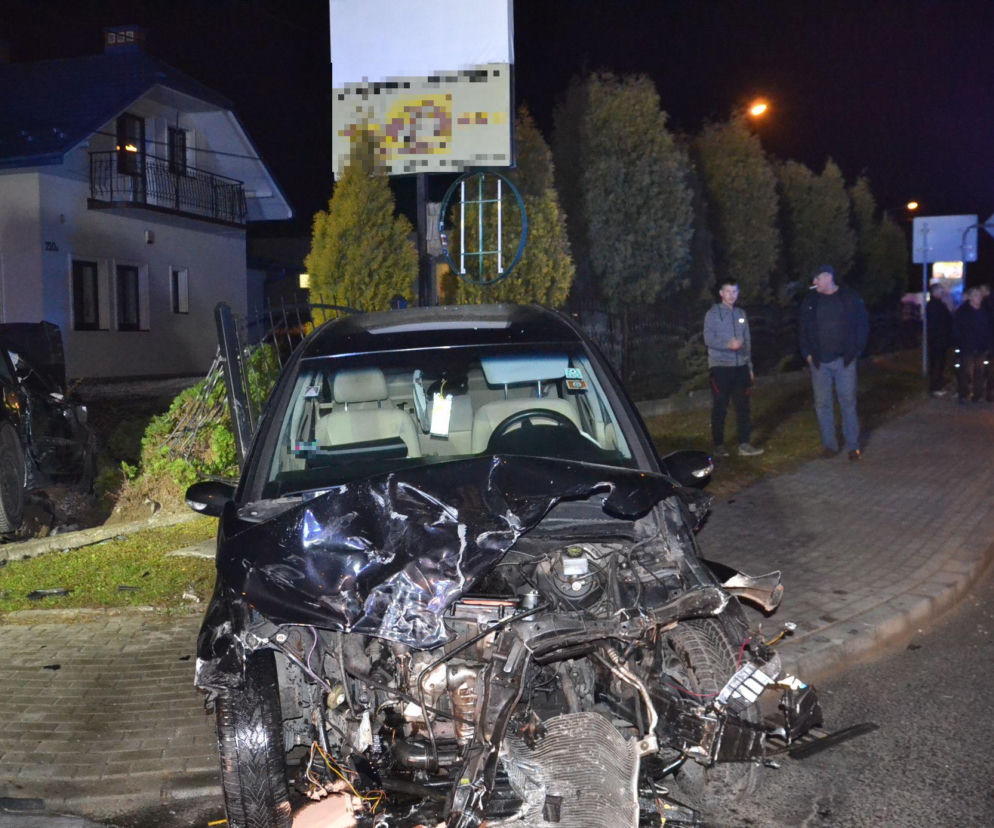 Tarnów: 18-latek wymusił pierwszeństwo na drodze. 4 osoby trafiły do szpitala