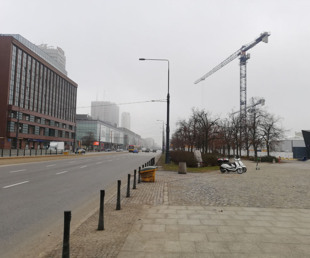 Chodnik przy Marszałkowskiej