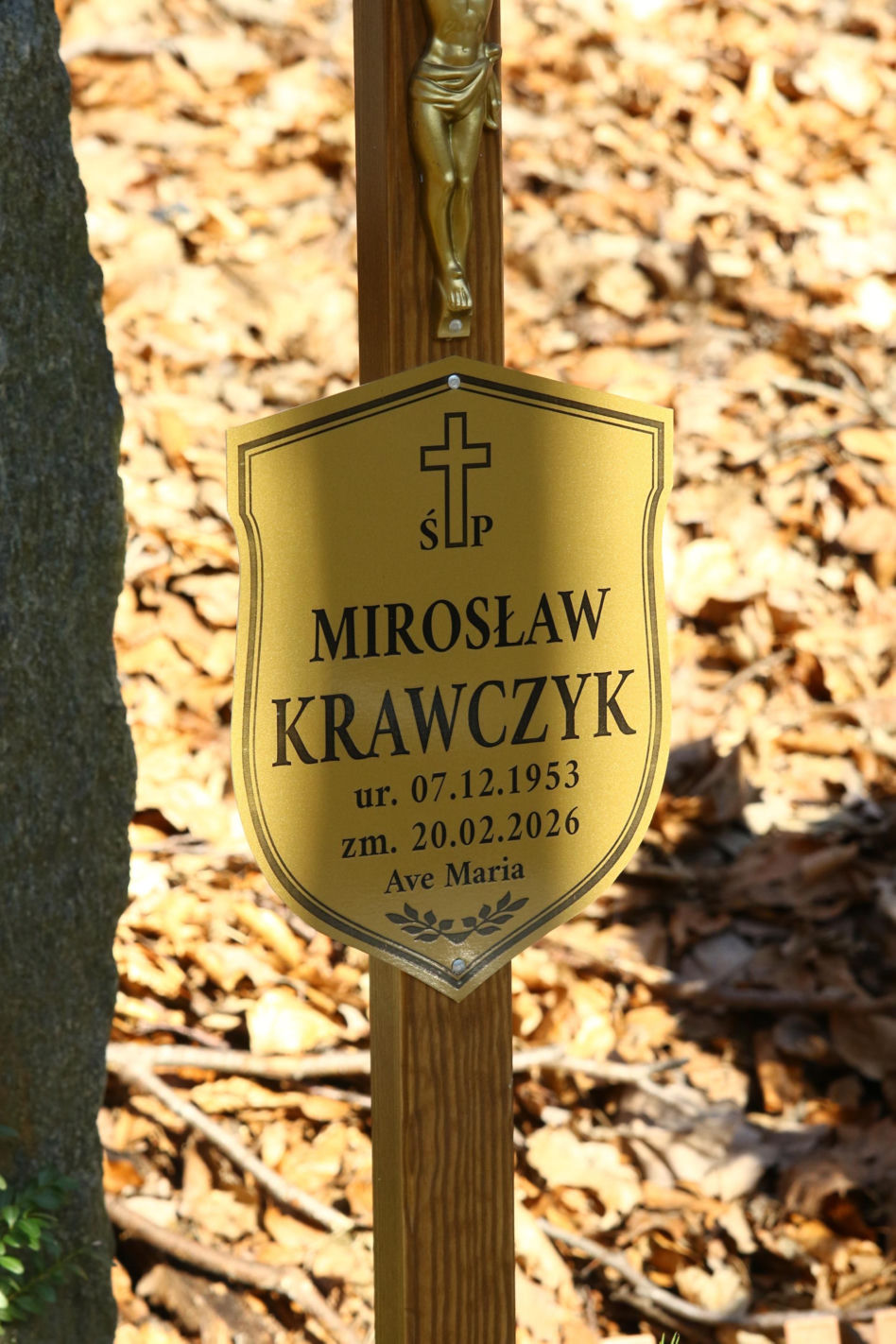 Tak wygląda grób Mirosława Krawczyka w Gdańsku