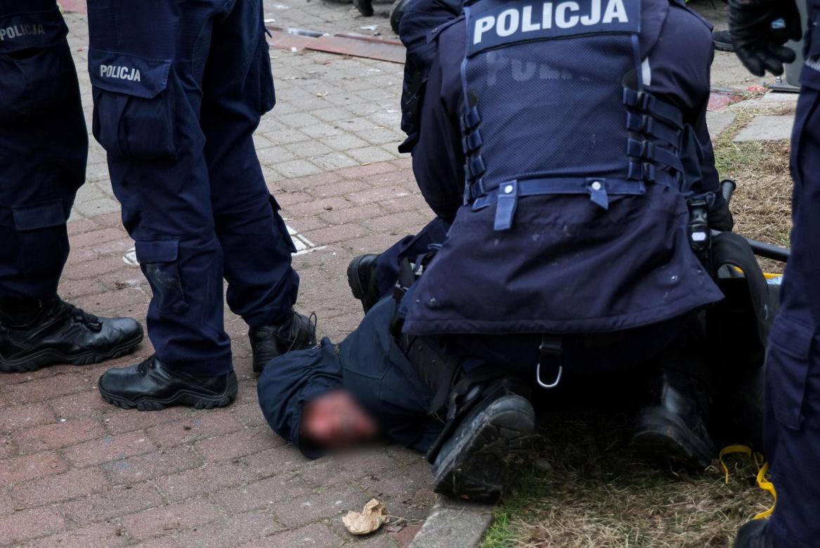 Protest rolników pod Sejmem - starcia z policją