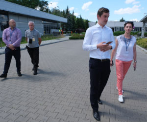 Kontrola poselska w oczyszczalni ścieków Czajka