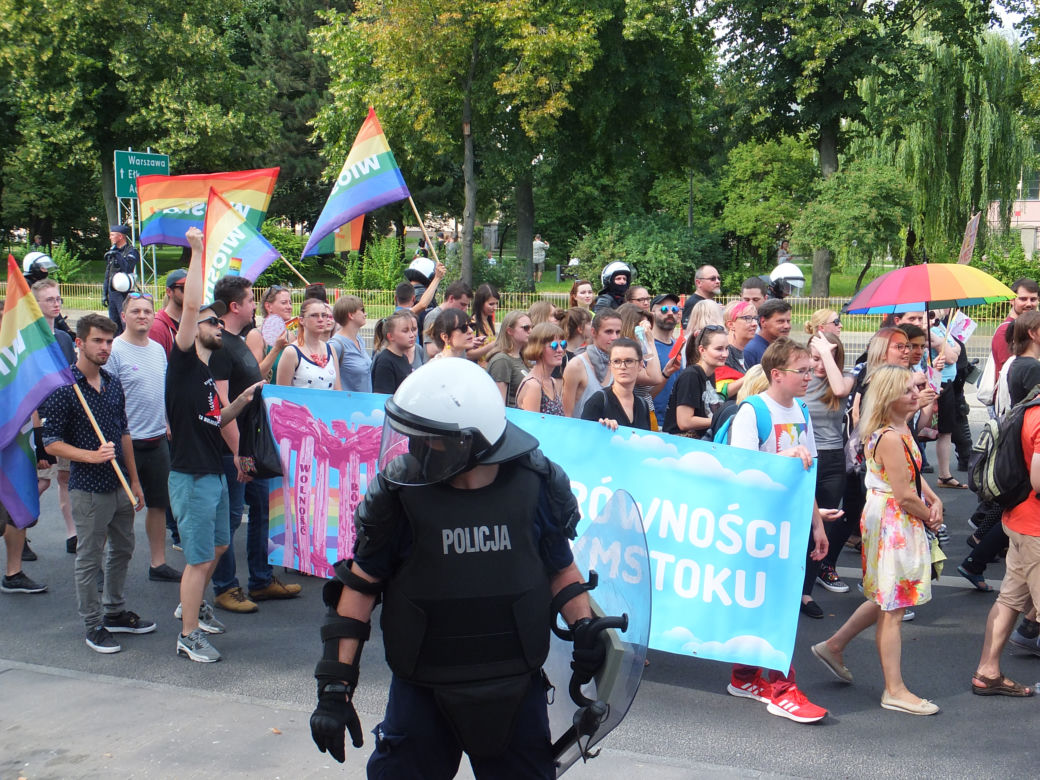 I Marsz Równości w Białymstoku 20.07.2019