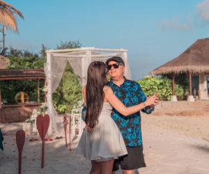 Karolina Skiba z mężem