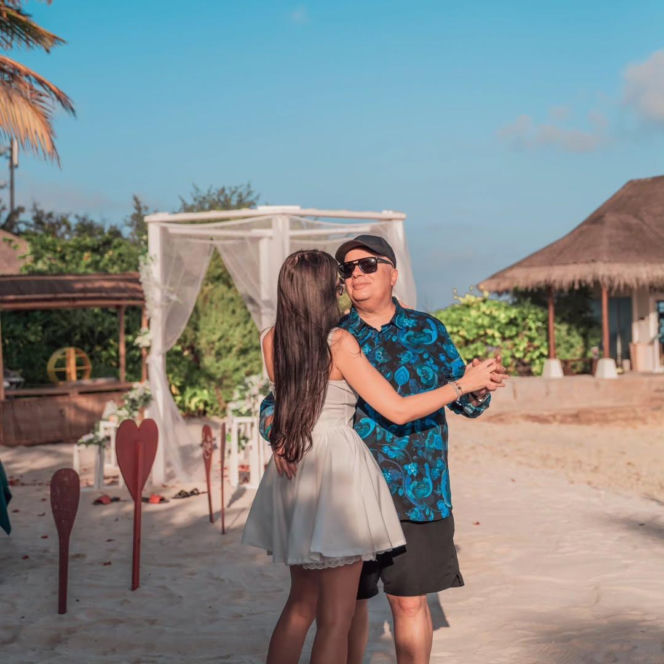 Karolina Skiba z mężem