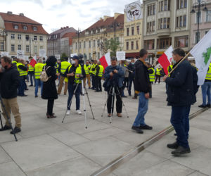 Protest rolników w Bydgoszczy 