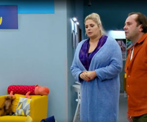 Barwy szczęścia, odc. 2228. Aldona (Elżbieta Romanowska), Borys (Jakub Wieczorek)