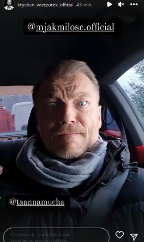 M jak miłość na planie. Andrzej Budzyński (Krystian Wieczorek)