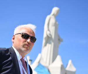 Poświęcenie pomnika Matki Boskiej w Konotopiu
