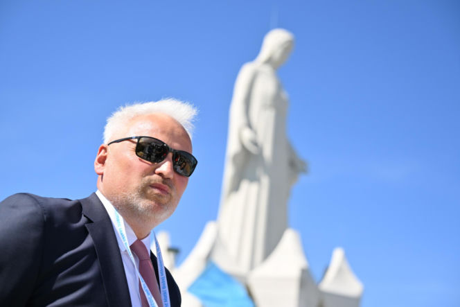 Poświęcenie pomnika Matki Boskiej w Konotopiu