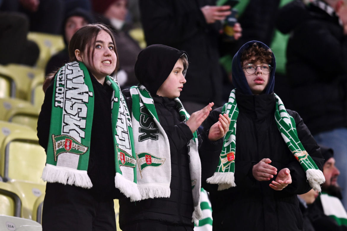 Kibice na meczu Lechia - Śląsk. Zobacz zdjęcia z trybun!