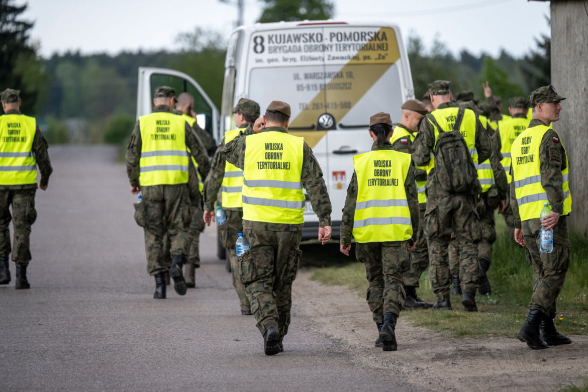 Poszukiwania obiektu w okolicach wsi Kipichy (mazowieckie)