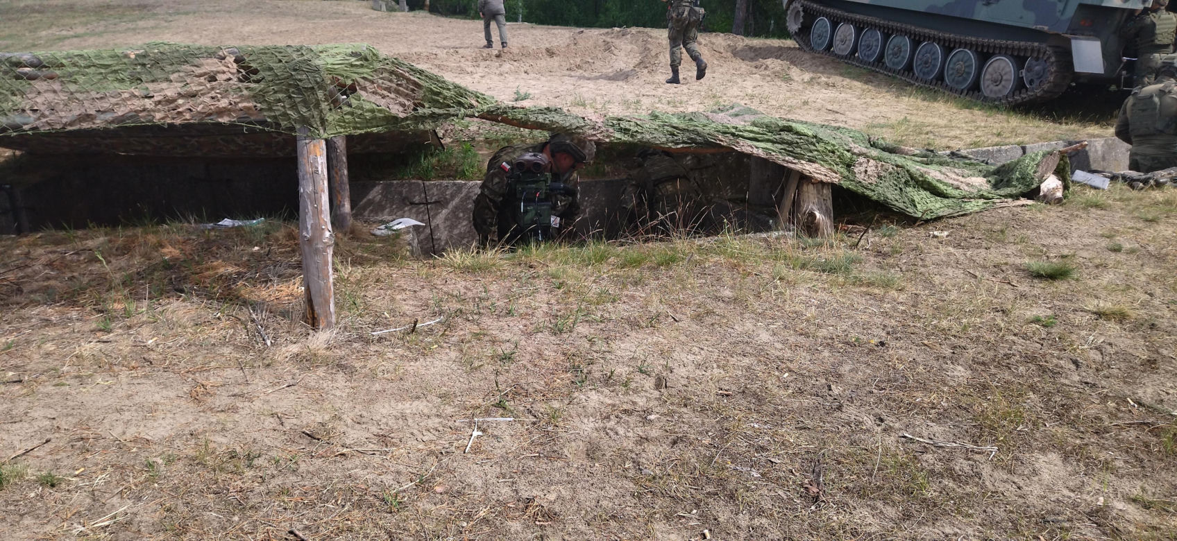 Zajęcia taktyczne na poligonie w Toruniu zwieńczyły cykl szkoleń WOT we współpracy z Gwardią Narodową Stanu Illinois