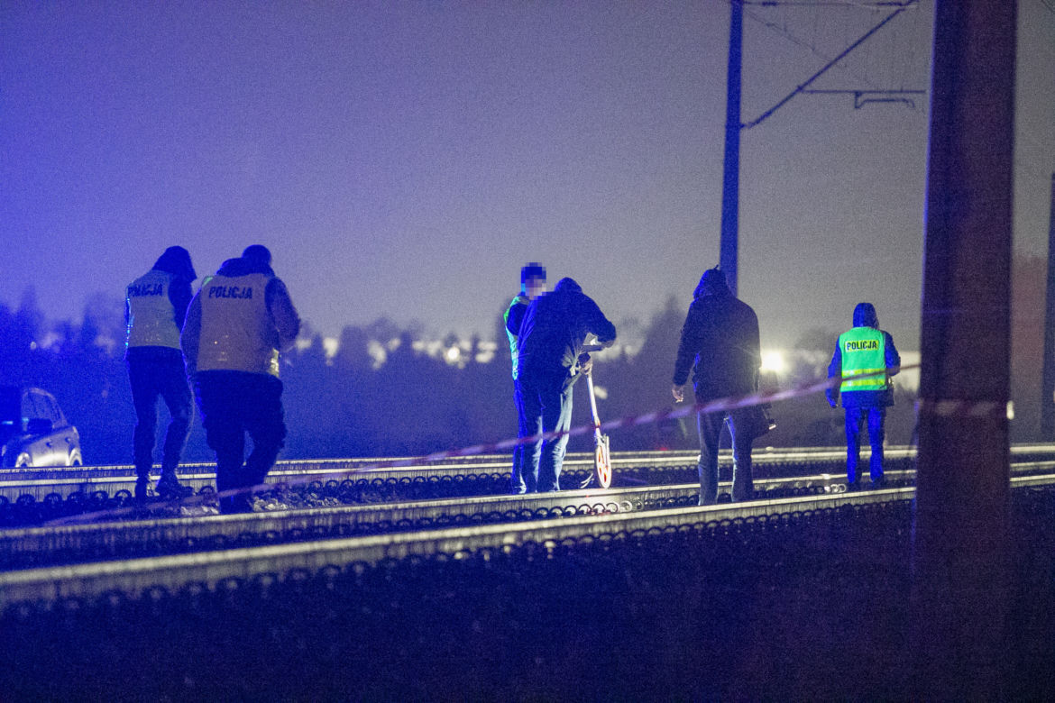 Śmiertelne potrącenie na torach