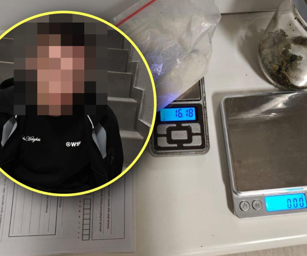 Diler pomylił klientów z policjantami