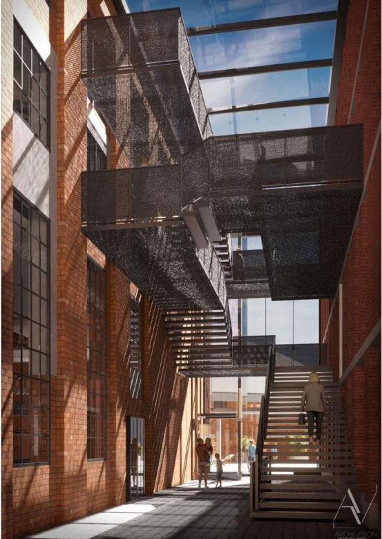 Wizualizacje kompleksu mixed-use Stara Cegielnia w Krakowie