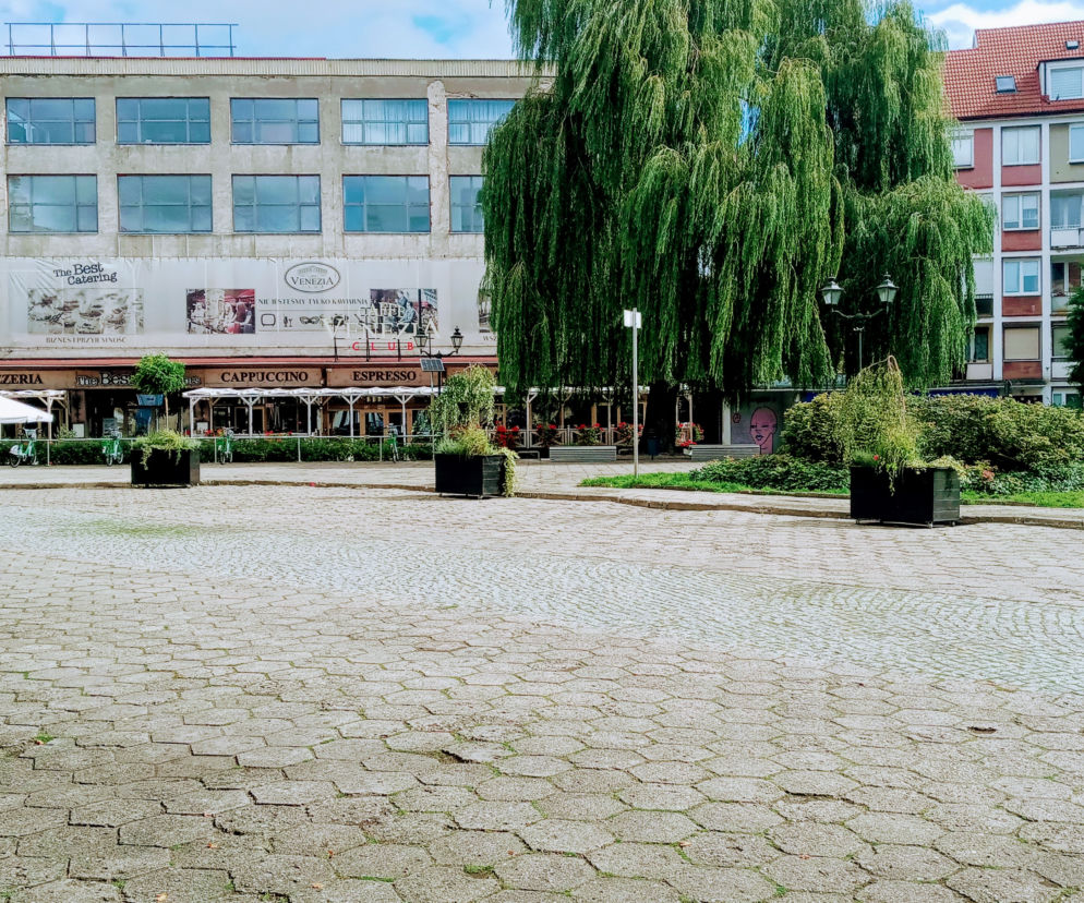 Plac Orła Białego w przeddzień rozpoczęcia przebudowy