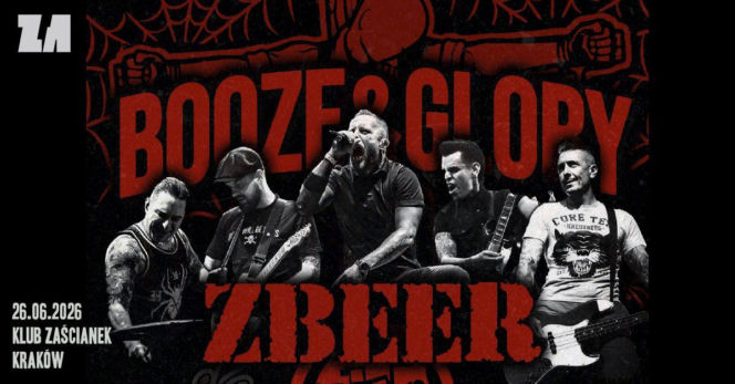 Londyński street punk z polskimi korzeniami. Booze & Glory wracają do Krakowa z legendą sceny