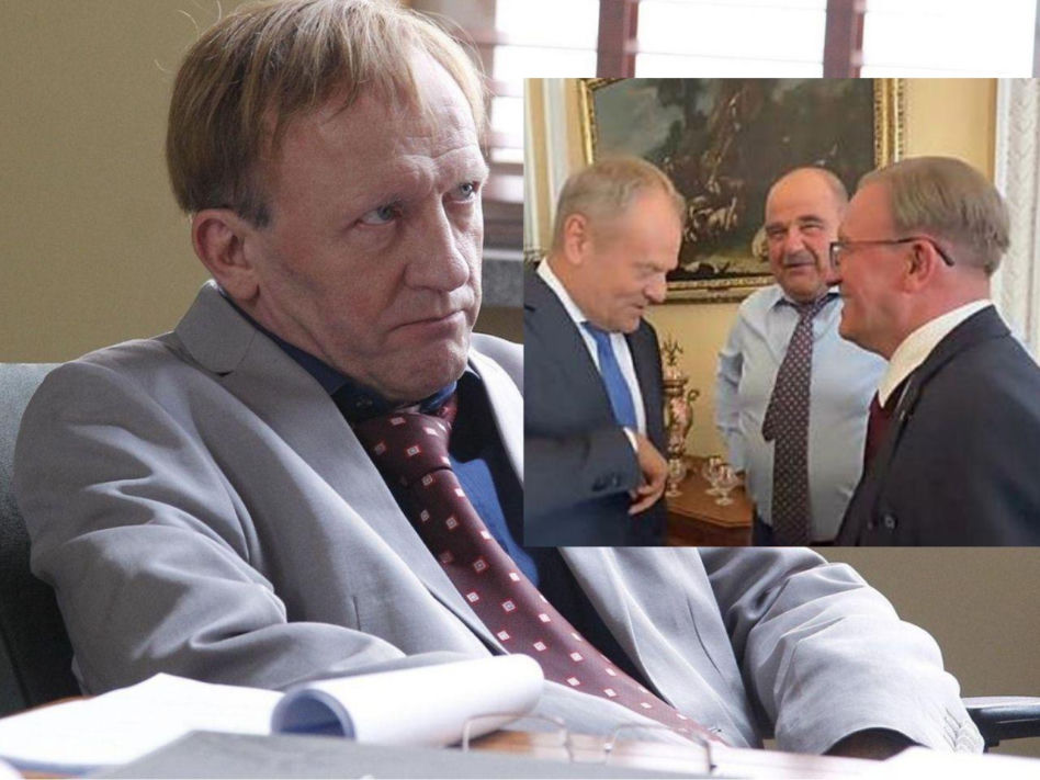 Artur Barciś chciał sprawdzić czy Tusk nosi perukę