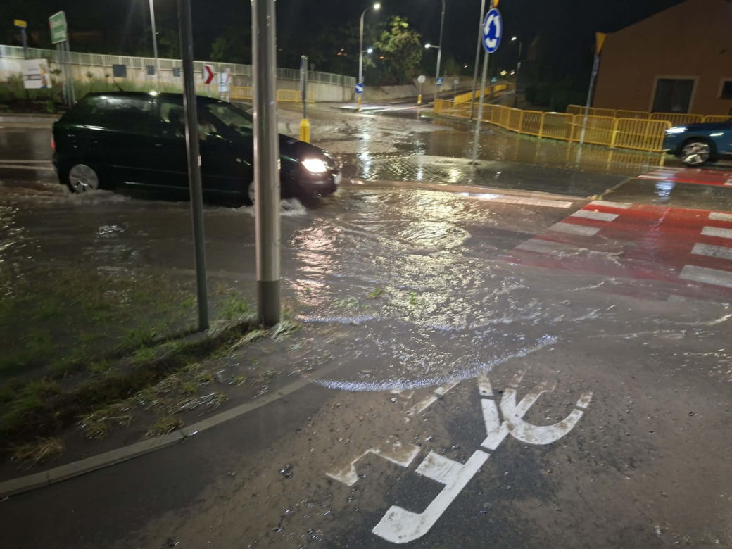 Zalane Starachowice. Widoki po burzy 1.07.2026