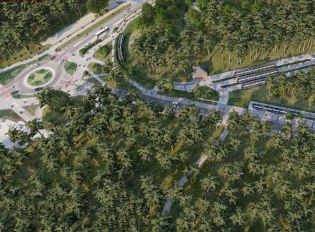 Będzie nowa pętla tramwajowa w Lesie Gdańskim. Miasto obiecuje zielone torowiska i rośliny na przystankach 