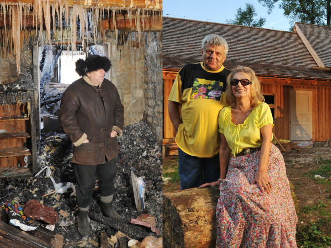 Kazimierz Mazur i  Katarzyna Gärtner - dorobek życia spłonął na ich oczach