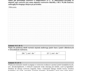 Matura 2020 ARKUSZE CKE: Chemia