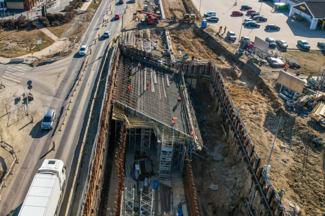 Przebudowa DK94 w Olkuszu - marzec 2026