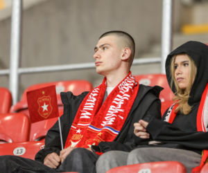 Widzew Łódź - Wisła Kraków; Zdjęcia kibiców i zawodników z meczu 11. kolejki PKO BP Ekstraklasy 2026/27