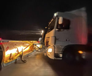 Śnieg na północy Polski