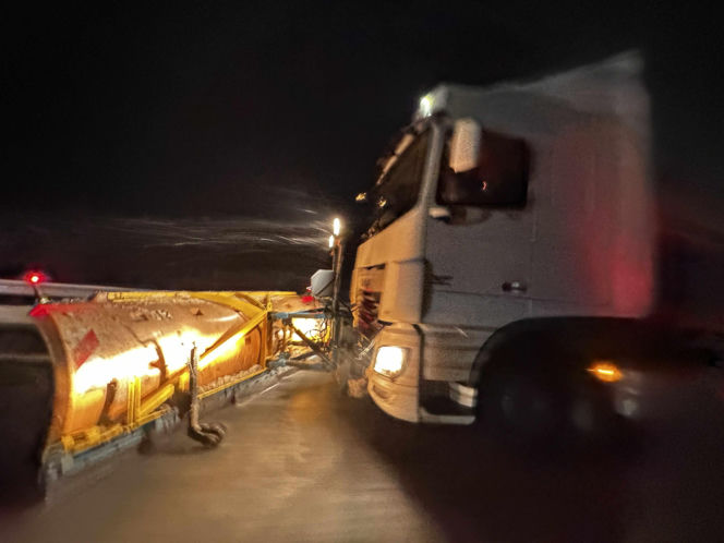 Śnieg na północy Polski