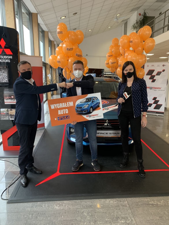Bartek odebrał Mitsubishi Space Star od Radia ESKA!	