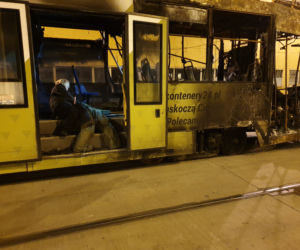 Tramwaj w płomieniach, 30 rannych, 16 zastępów... na szczęście to scenariusz szkolenia