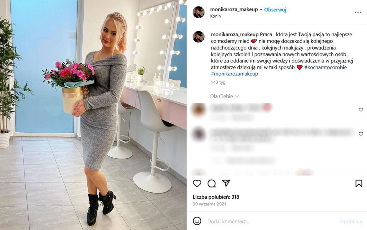 Monika Róża, makijażystka gwiazd, nie żyje
