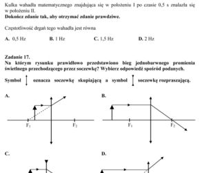Próbny egzamin gimnazjalny - Przedmioty przyrodnicze
