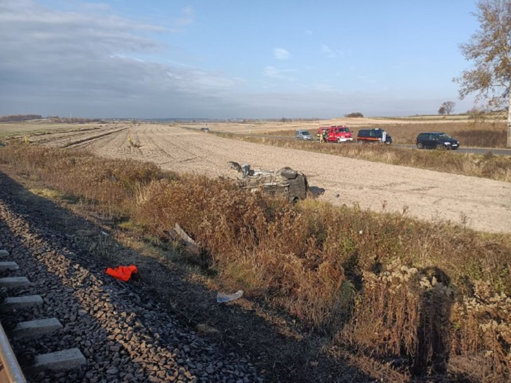 Tragedia na przejeździe kolejowym w Antoniówce [ZDJĘCIA]