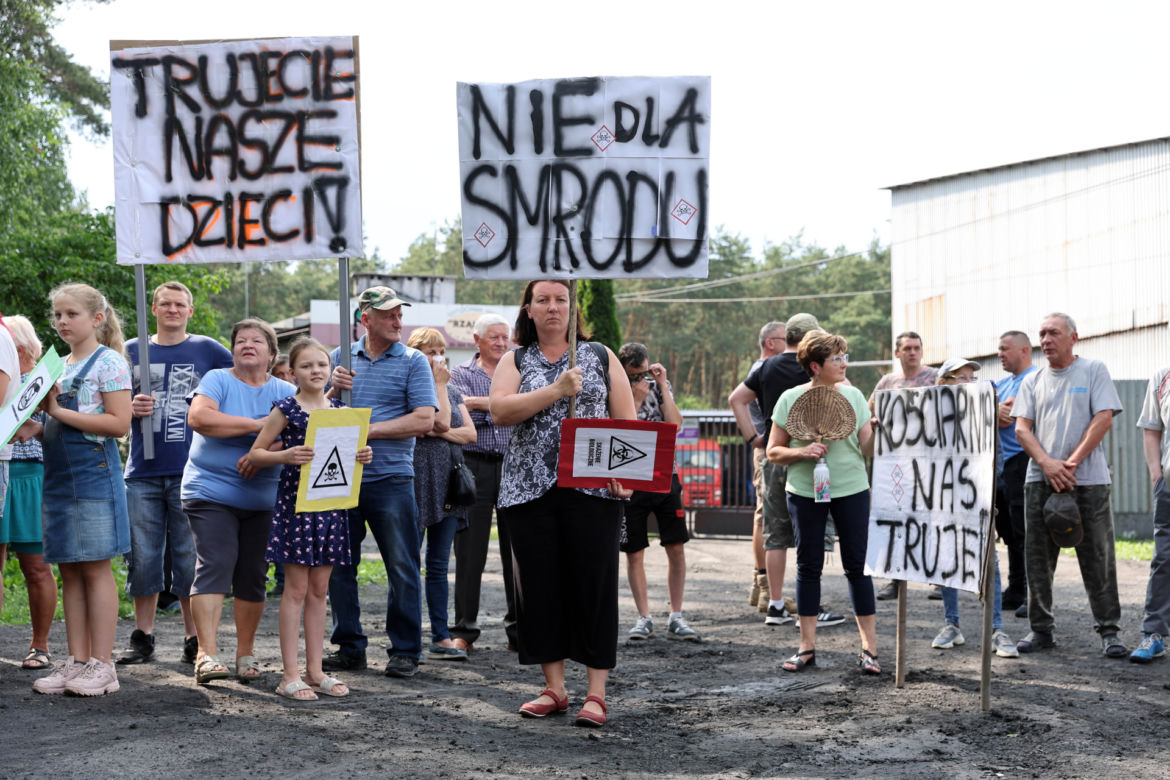 Smród ze spalarni nie daje żyć mieszkańcom wsi Rządza